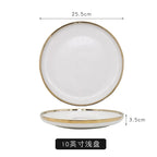 European Gold Rim Dinnerware — FDA/LFGB, 15-Day Lead, Low MOQ