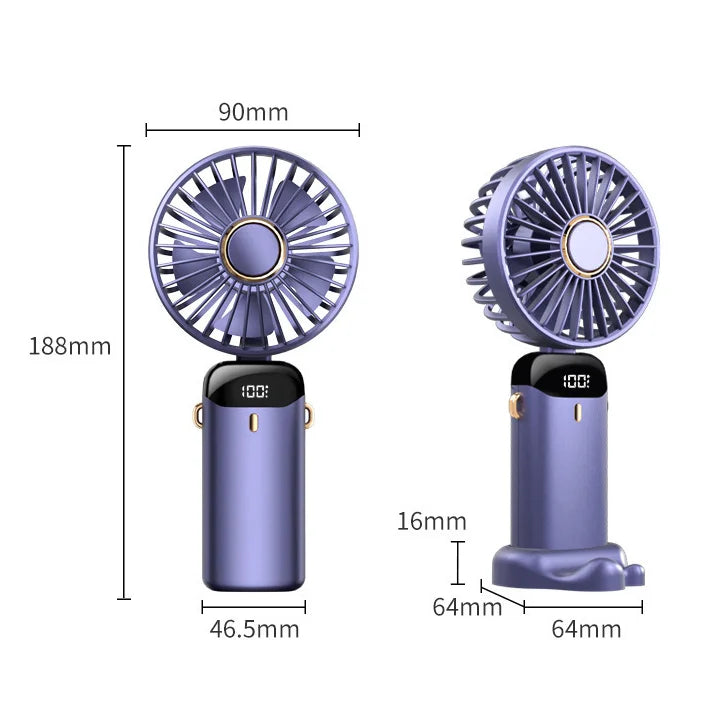 Custom USB Fan 190g | Promotional Electric Fan with Logo | 100pc MOQ