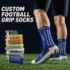 Custom Non-Slip Football Socks | MOQ 20 | 20-Day Lead