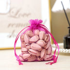 Transparent Organza Pouches Wholesale | 0.001kg Gift Bags Jewelry Packaging