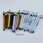 Custom Promotional Pens: 50 MOQ, 10-Day Lead, EN71/REACH | 1.0mm Ballpoint with Logo