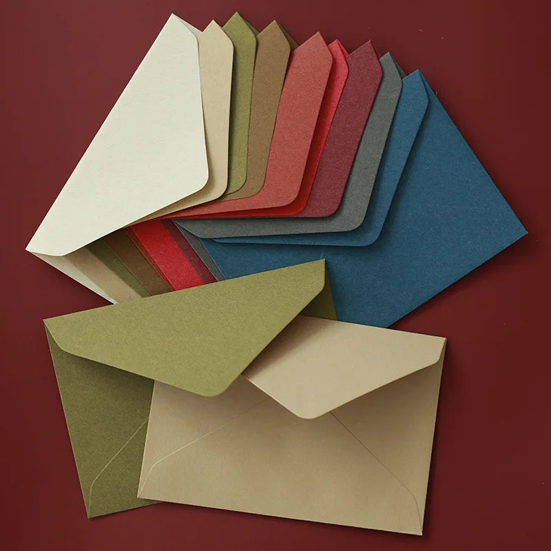 Custom Pearl Paper Envelopes | 11x22cm / 15.5x15.5cm | CMYK Printing | 500 MOQ