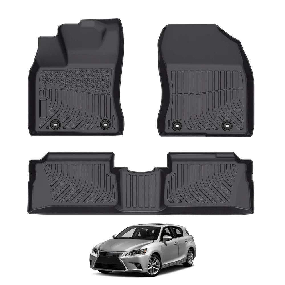 Lexus CT200h 2011-2017 Custom Fit All-Weather TPE Floor Mats