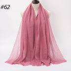 Wholesale Polyester Scarves: 105 Colors, 10-Day Lead, 90x180cm | Spring/Summer Women's Fashion