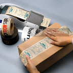 Custom Printed Kraft Paper Tape with Logo | Reinforced