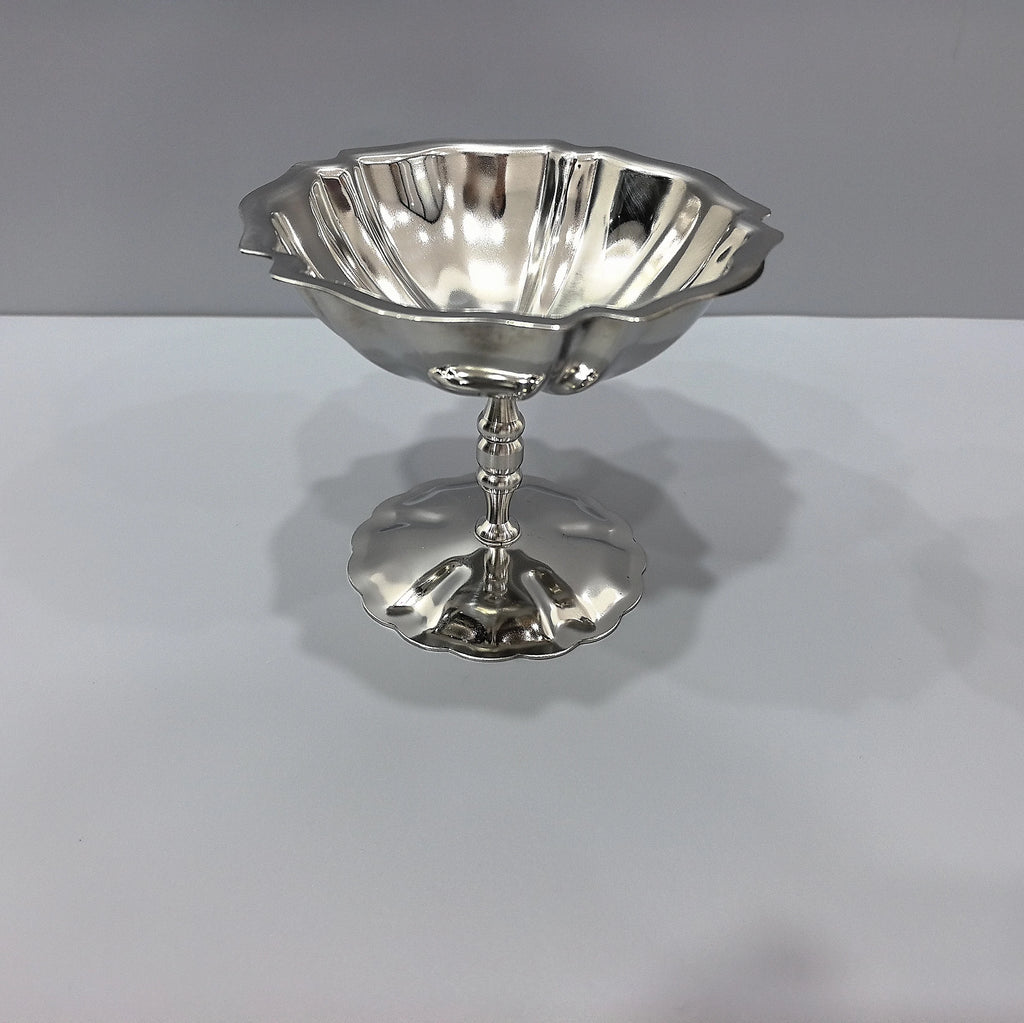304 Stainless Steel Dessert Cup | Tulip Shape | 50 MOQ | Custom Logo