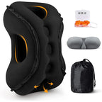 Custom Logo Inflatable Neck Travel Pillow for Airplane Sleeping