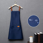 Custom Logo Canvas Apron | Multiple Pockets Adjustable Waist