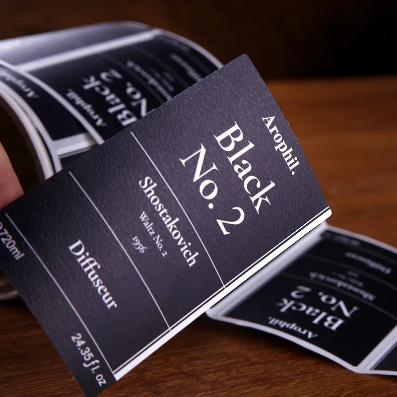 Custom Waterproof Bottle Labels — Digital Printing, 1,000 Pcs MOQ, 25+ Finishes