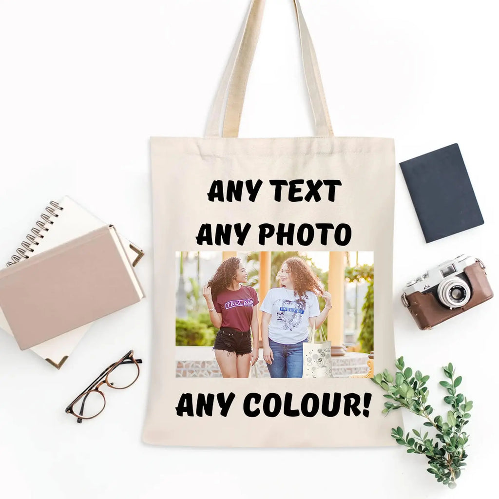 Custom Canvas Tote Bags with Logo | 10 MOQ Heavy-Duty Wholesale