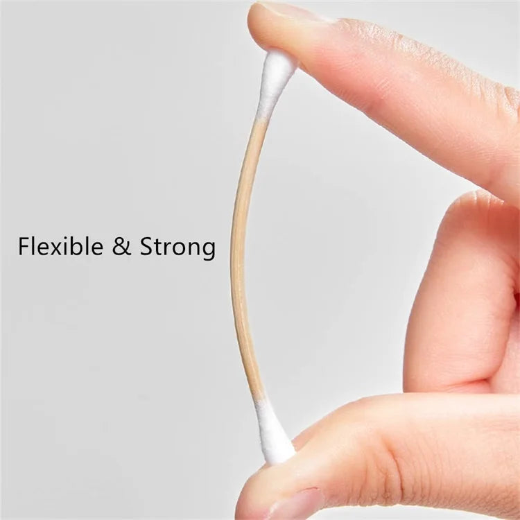 Medical-Grade Cotton Swabs CE0197 ISO13485 | Bamboo/Wood/Plastic Sticks | 15-Day Lead Time