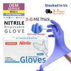 6 Mil Nitrile Gloves AQL 1.5 | 510K/CE Certified | Custom Logo | Bulk