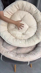 Wholesale Manufacturer Custom Logo Donut Round Product Dog Cat Pet Bed Accessories