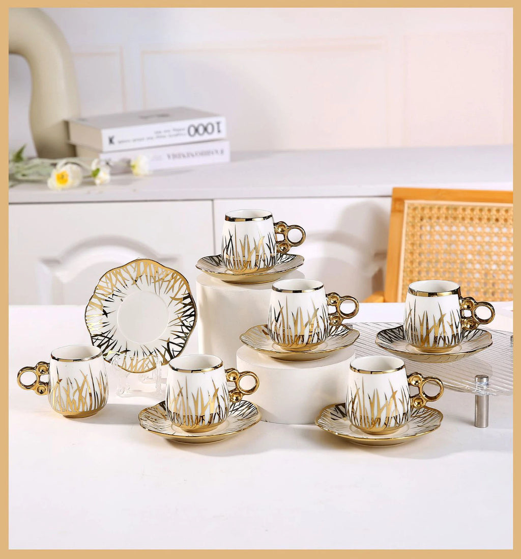Custom Ceramic Coffee Cup Set — 31-Day Lead, Gift Box, OEM/ODM