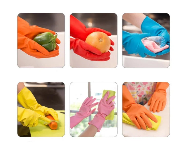 Custom Latex Dishwashing Gloves | 5,000 MOQ | 10-Day Lead