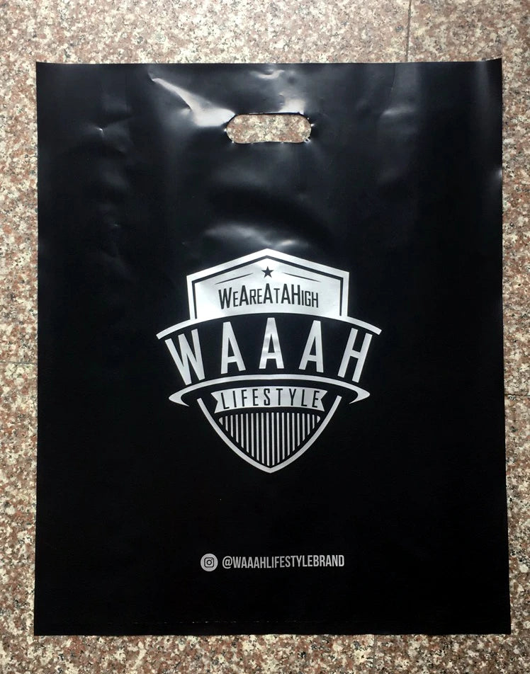 Custom LDPE/HDPE Plastic Shopping Bags with Logo | 200 MOQ Wholesale