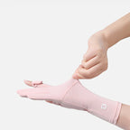 Custom UPF50+ Sun Gloves with Logo | Ice Silk Touch Screen Ladies