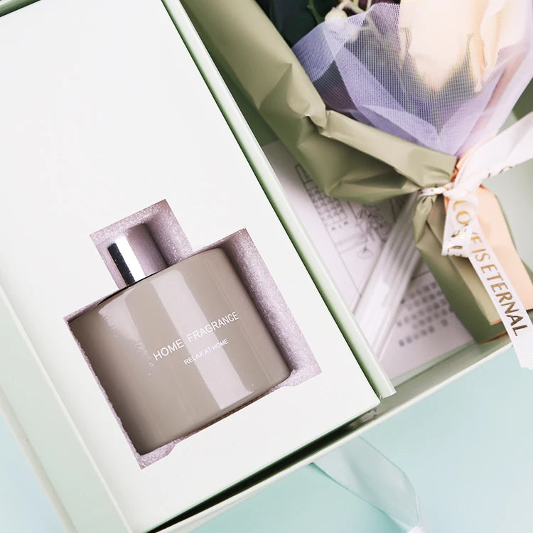 120ml Reed Diffuser Set with Logo | 5-7 Month Fragrance | 1000+ Scents
