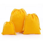 Custom Canvas Drawstring Bags with Logo | 100 MOQ for Jewelry & Gift Packaging