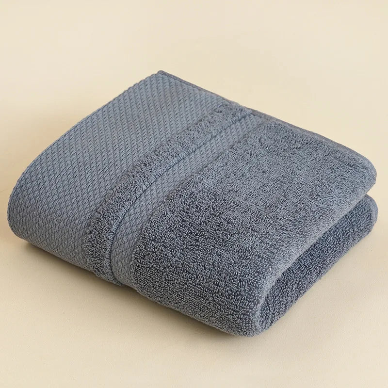 100% Pure Cotton Extra-Thick Face Towel | 120g | OEM Logo | 1 MOQ | Hotel Spa