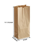 Custom Kraft Paper Bags 100% Recycled | Logo Printing | Restaurant Takeout
