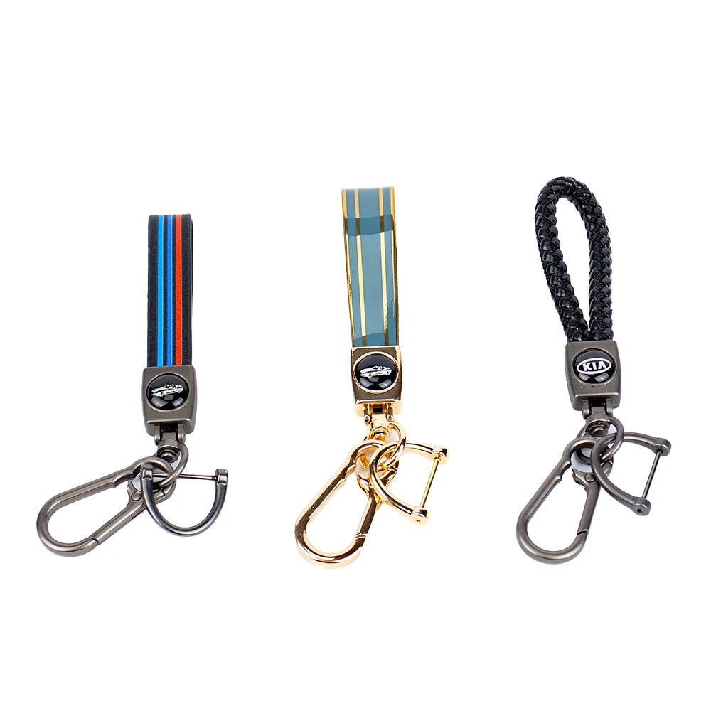 Custom Leather Keychain 50 Pcs | Corporate Gift Hot Stamping & UV Printing