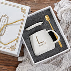 Custom Ceramic Mugs: 40 MOQ, 7-Day Lead, BPA-Free | 301-400ml Drinkware with Lid & Gift Box