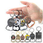 Custom Zinc Alloy Bottle Opener Keychain | 2D 3D Logo