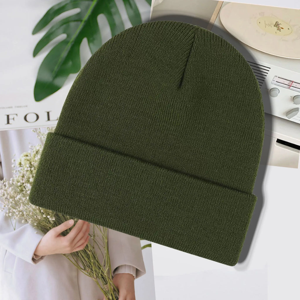 Custom Jacquard Knit Beanies with Logo | 1 MOQ Premium