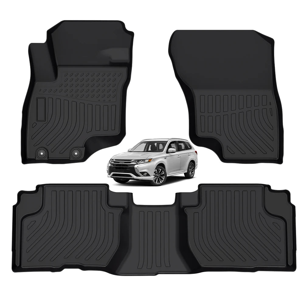 Mitsubishi Outlander PHEV 2018-2022 Custom Fit 3D TPE Floor Mats