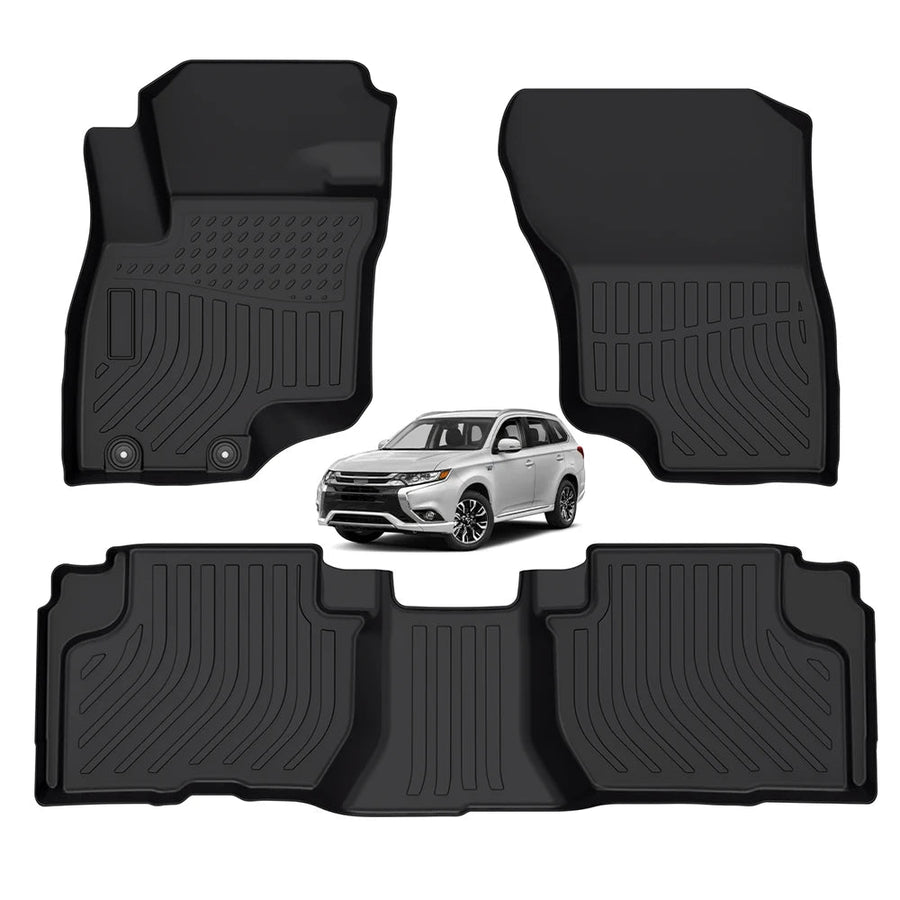 Mitsubishi Outlander PHEV 2018-2022 Custom Fit 3D TPE Floor Mats