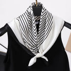 Square Silk Scarf | Digital Print | Custom Logo | 100 MOQ | Women's Fashion