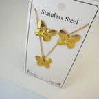 Custom 18K Gold Plated Stainless Steel Jewelry Set | MOQ 2