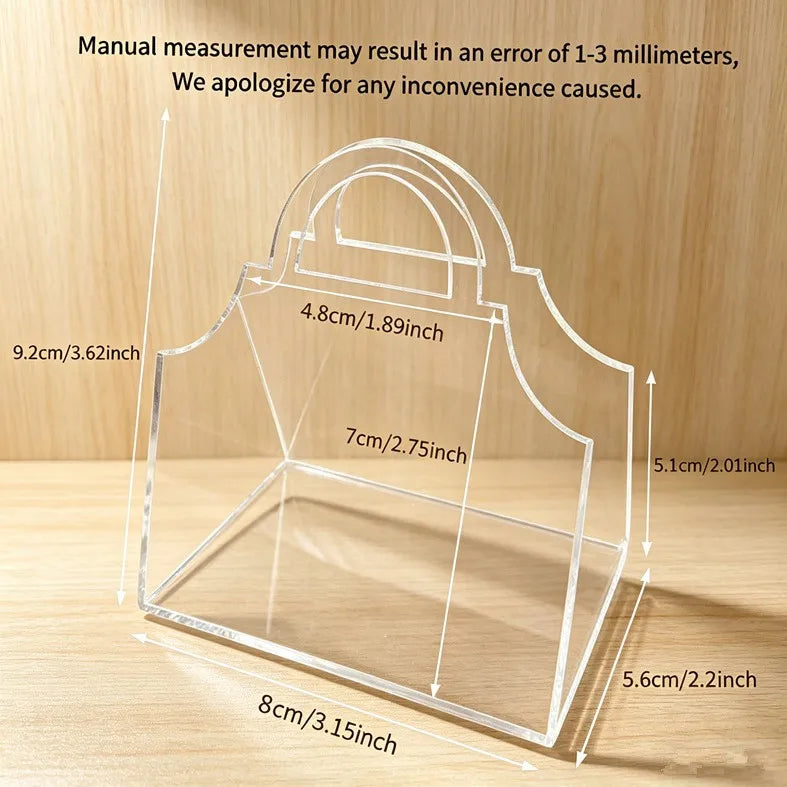 Acrylic Handbag Favor Boxes | Clear Wedding Favors | Wholesale