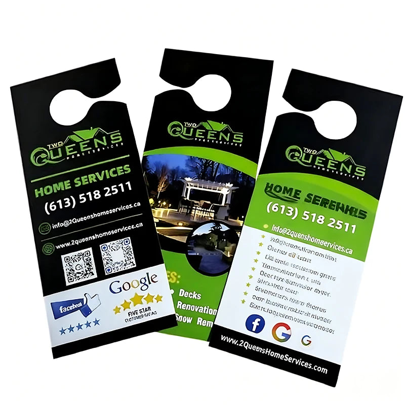 Custom Door Hangers | Offset Printed Hotel Flyers