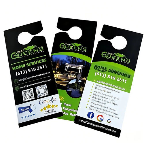 Custom Door Hangers | Offset Printed Hotel Flyers