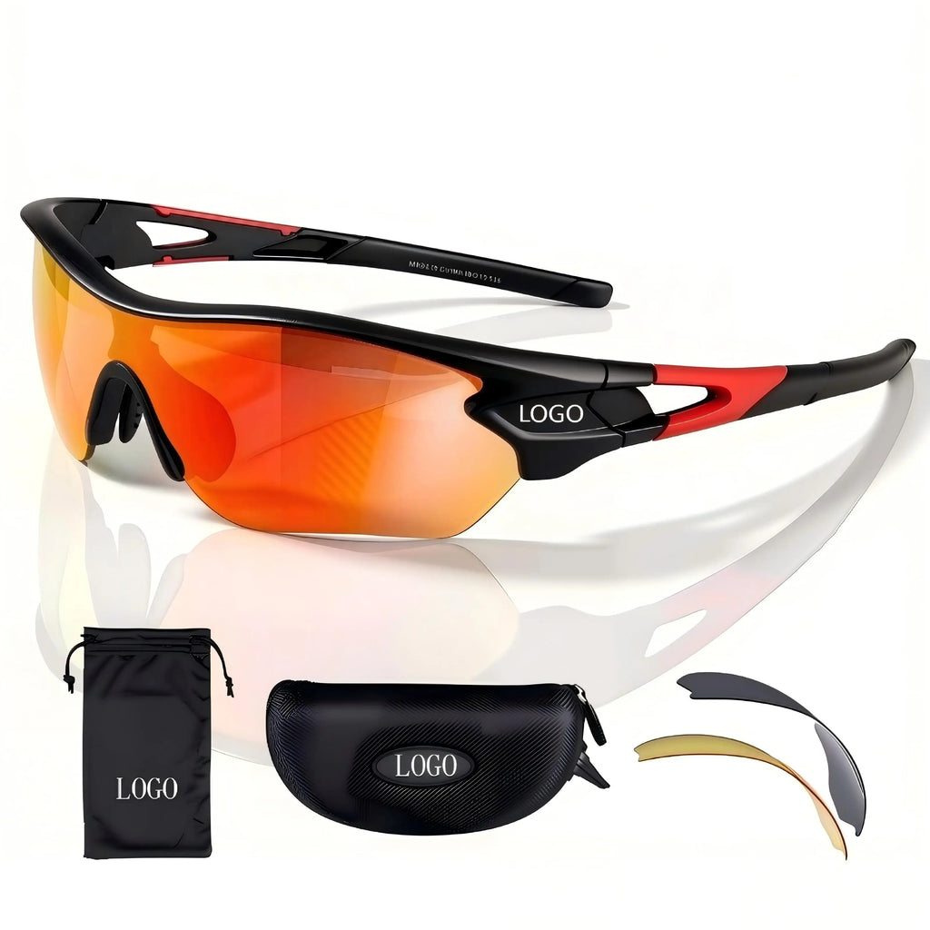 Custom Polarized Sports Sunglasses with Logo | MOQ 300 pcs