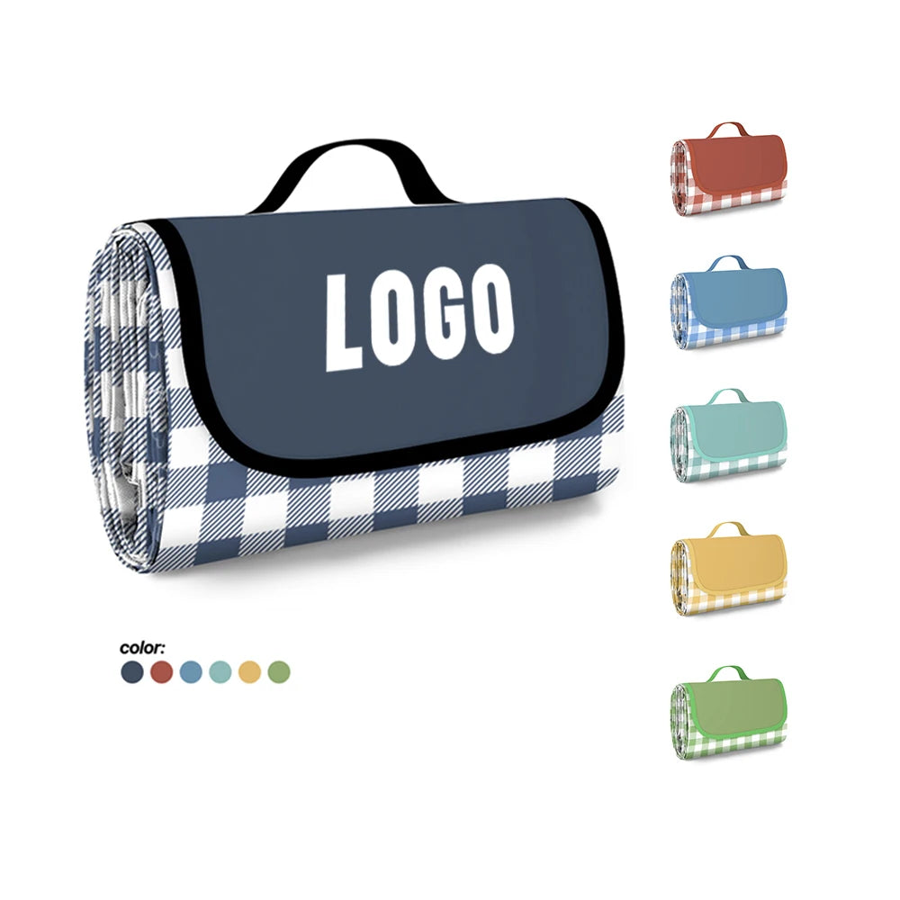 Custom Waterproof Picnic Blanket 79x79 | 600D Oxford, 10 MOQ, 9-Day Lead Time