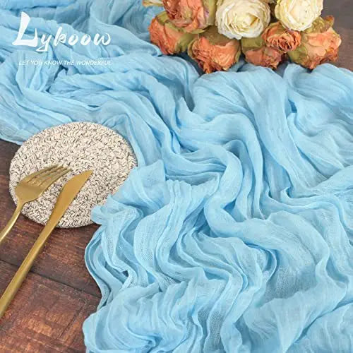 Cheesecloth Table Runners | OEKO-TEX | MOQ 1 | Luxury