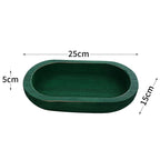 Hand-Carved Wooden Candle Bowl | Oval Rustic Decor Bowl | Factory Wholesale