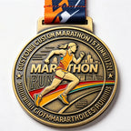 Custom 3D Painted Medals | Double Sided Metal Sports Award MOQ 100