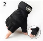 Custom Half-Finger Fitness Gloves with Logo | MOQ 100 Pairs