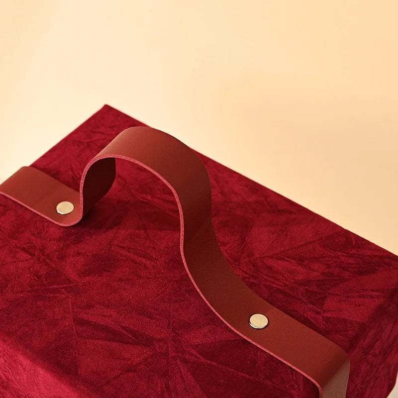Custom Gift Boxes with Handle | Bulk MOQ 100 pcs