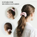 Custom Silk Scrunchies with Logo | Bulk MOQ 2 Pcs