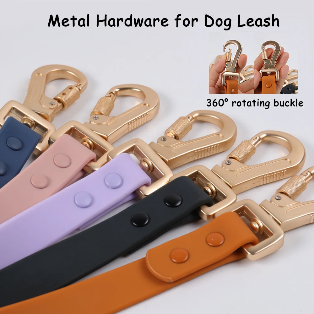 Custom PVC Dog Collar Leash with Logo | MOQ 5 Stock