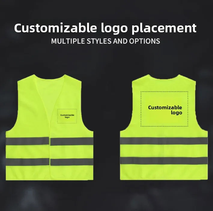 Custom Hi-Vis Safety Vest | Reflective Construction Vest OEM Logo