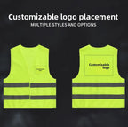 Custom Hi-Vis Safety Vest | Reflective Construction Vest OEM Logo