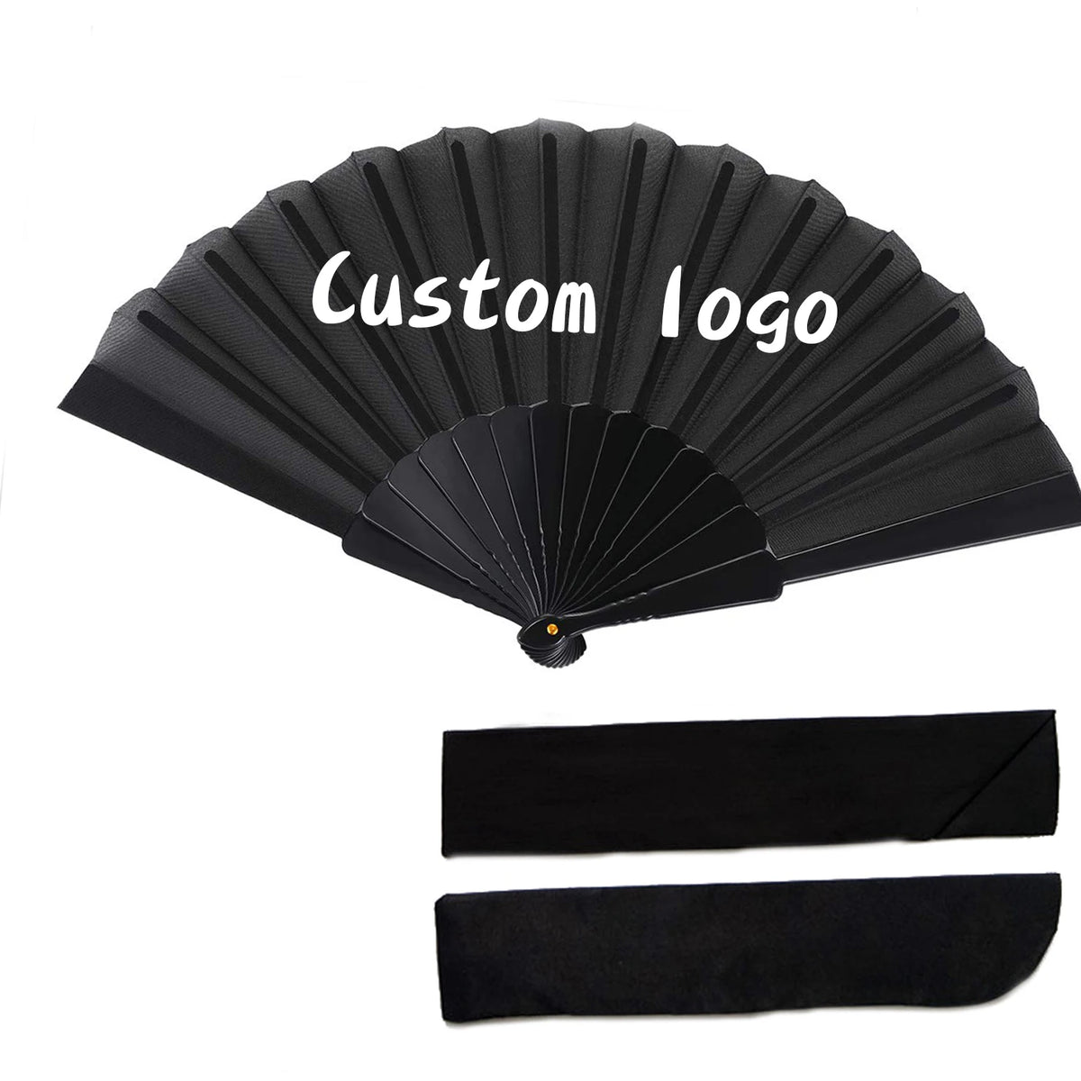 Hot Sale Custom logo Folding Hand Fans 13 Inch Large Folding Bamboo Hand Fan for Wedding