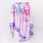 Custom Printed 90cm Square Scarf | 10 Pcs MOQ Wholesale Silk/Polyester Shawl