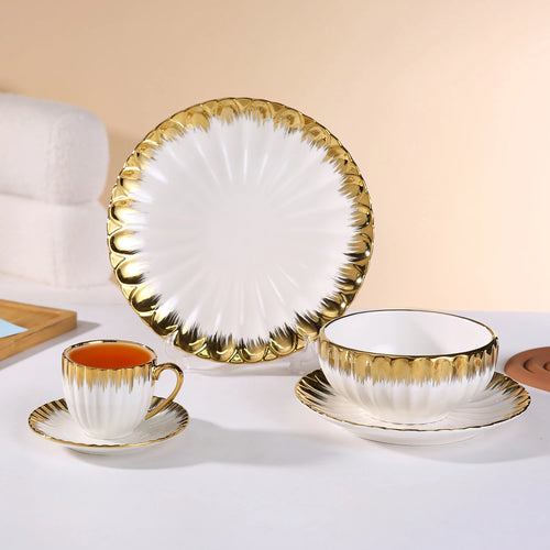 Custom Ceramic Tableware Set with Logo | 200 MOQ